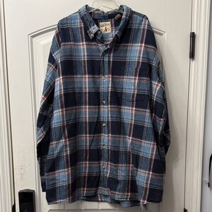 Red Head Men’s Button Up Flannel